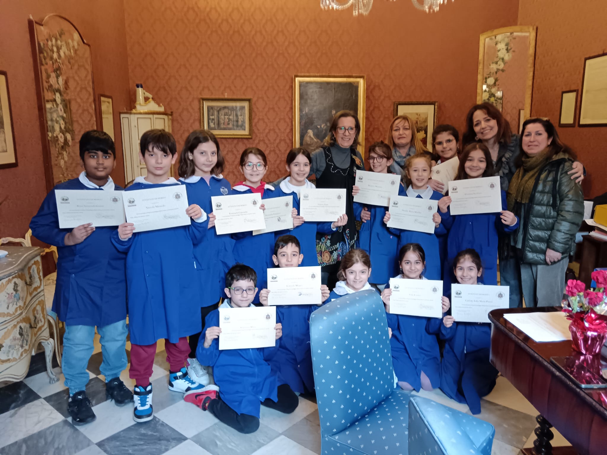 Scuola Primaria Consegna Attestati Progetto Palermo Torino Educandato Maria Adelaide